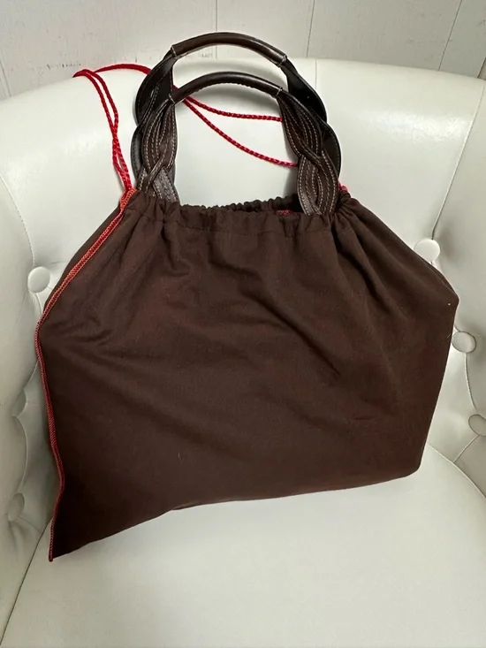 Coach Brown & Cream Patterned Tote Bag - Picture 9 of 9